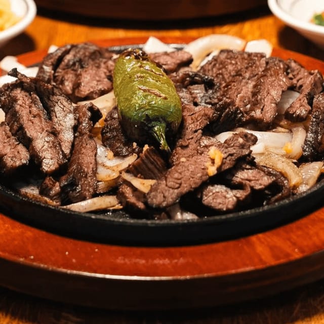 Beef Fajitas For Two.